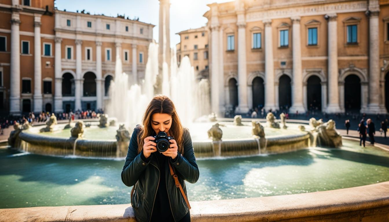 solo travel photography in Rome