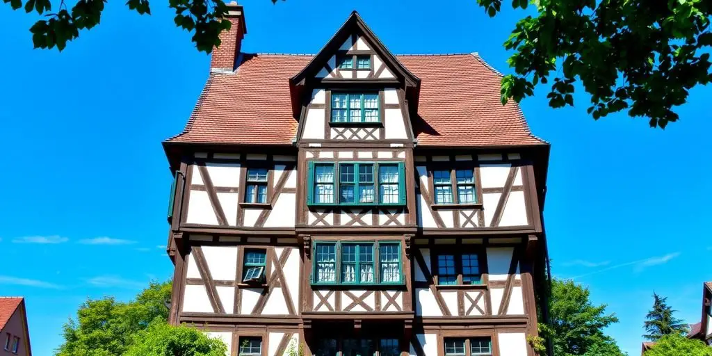 Goethe House with traditional German architecture