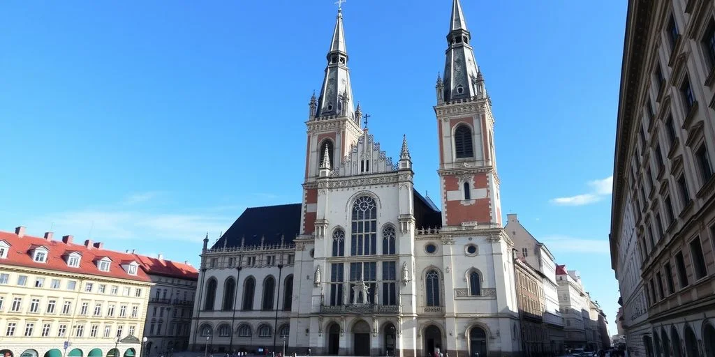 Frauenkirche with twin towers in Munich