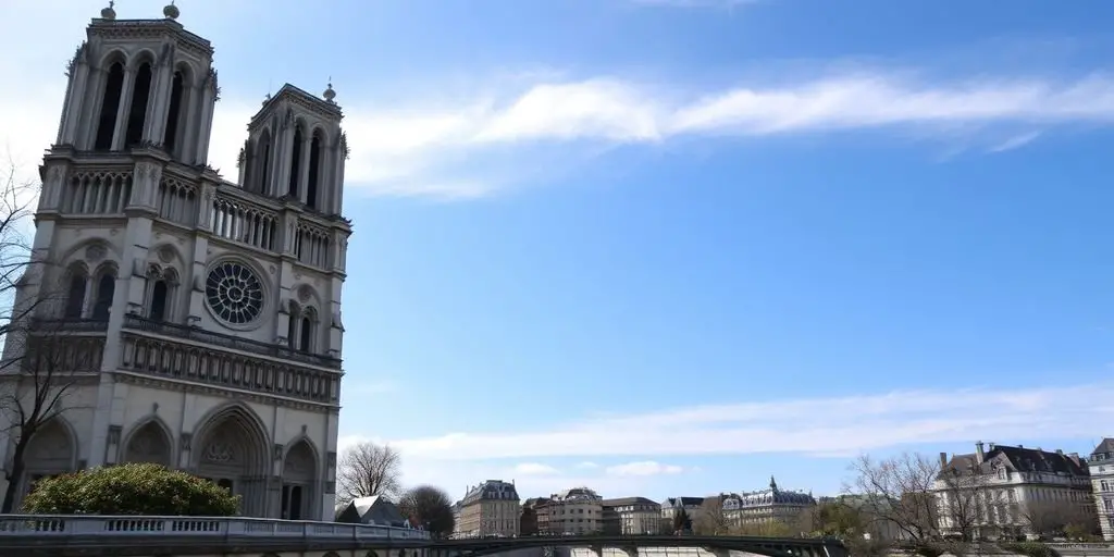 Notre-Dame Cathedral with the Seine River