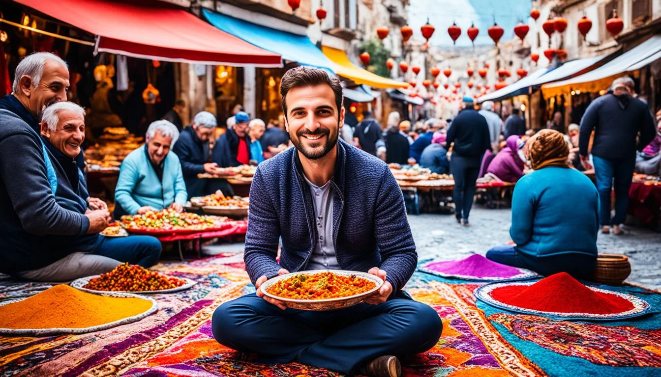 Solo traveler experiencing Turkish culture